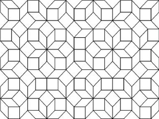 aperiodic tiling of the plane by Ammann